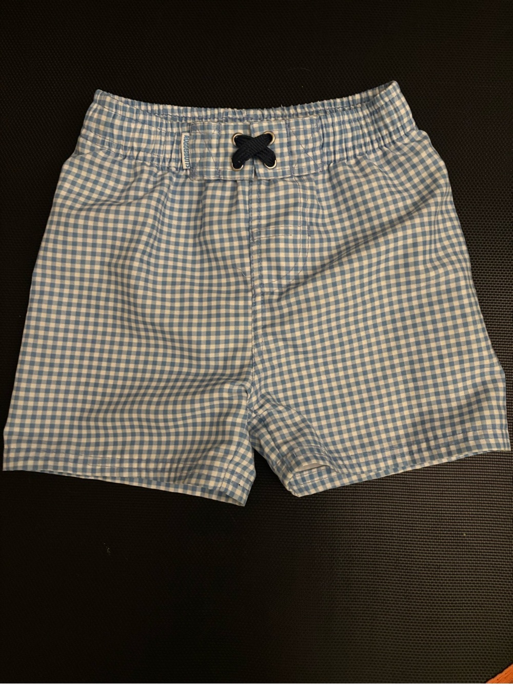 Like new worn 2x  Ruggedbutts 5T UPF 50 protection Gingham SWIM BOTTOMS flawless